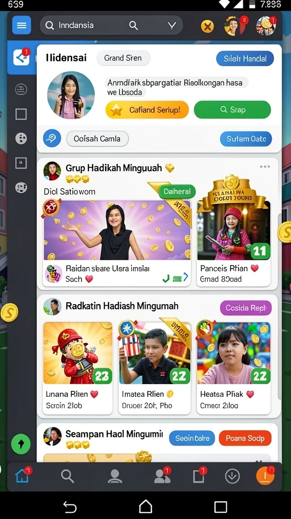 Antarmuka pengguna yang mudah dinavigasi.