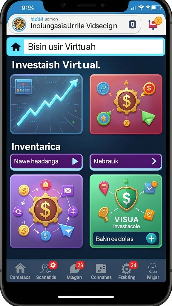 Leaderboard menunjukkan peringkat pemain secara real-time.