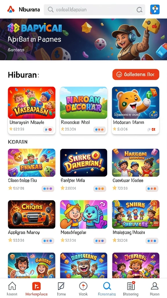 Tampilan antarmuka yang menarik dan user-friendly.