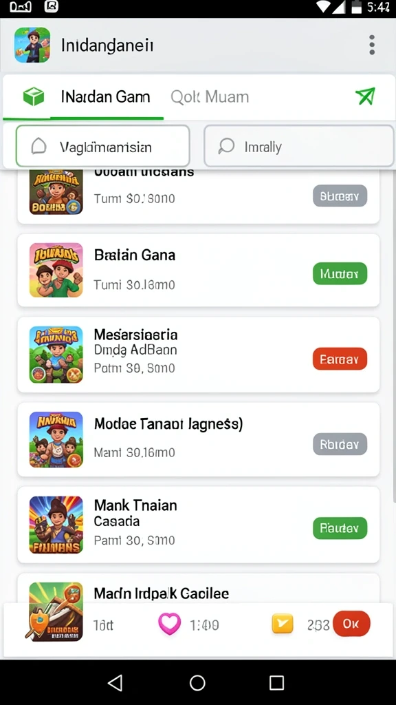 Tangkapan layar menampilkan level pertama yang penuh warna.