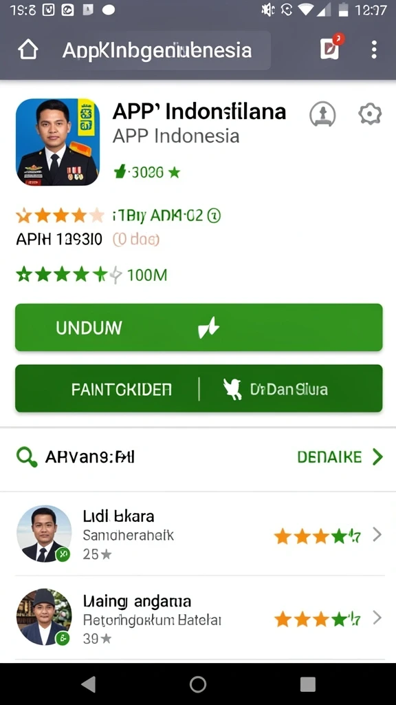 Tampilan menu utama yang intuitif.