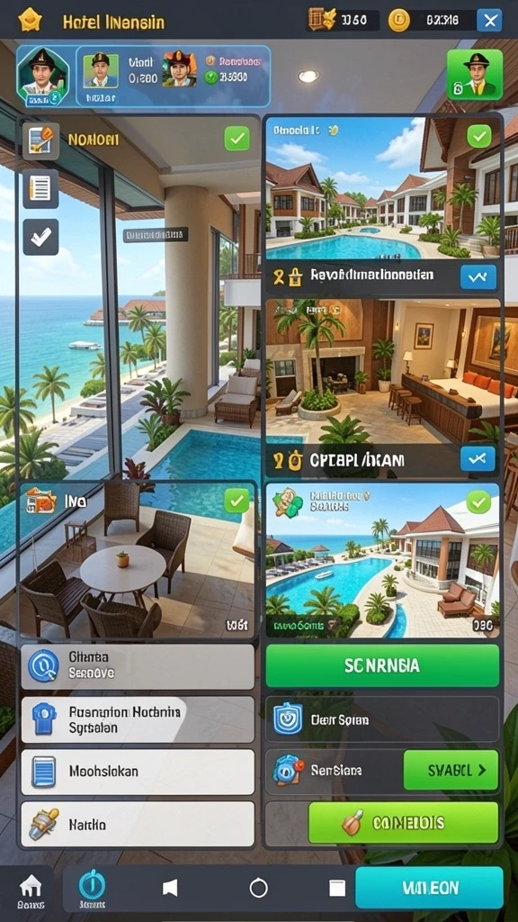 Tampilan karakter yang menarik dengan desain unik.