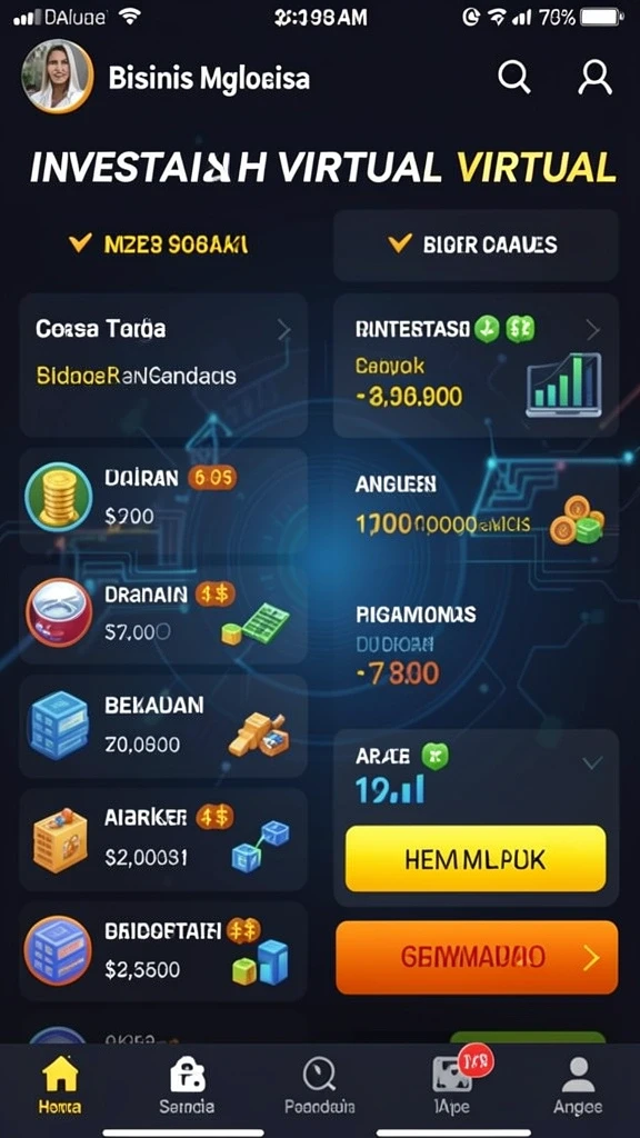Karakter dengan desain yang menarik dan menawan.