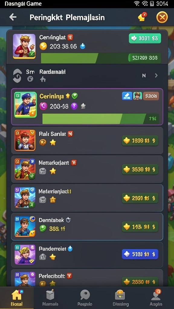 Pengguna sedang berinteraksi dalam mode multiplayer.