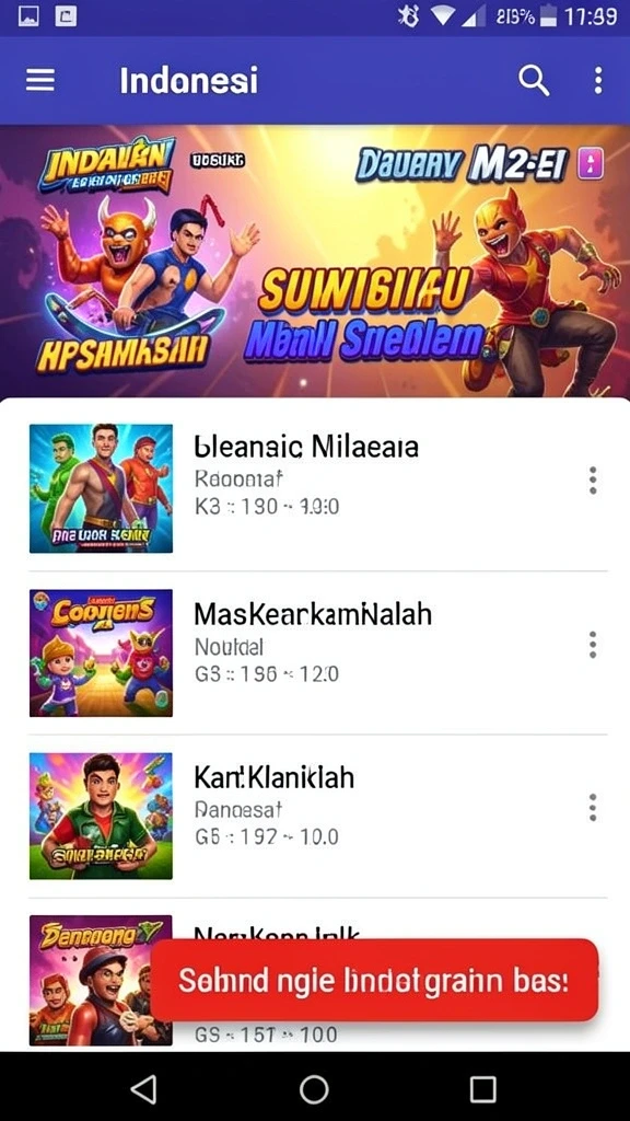 Pengalaman bermain yang lancar dan menyenangkan