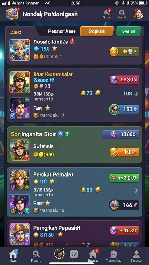 Berbagai mode permainan yang menjanjikan keseruan.