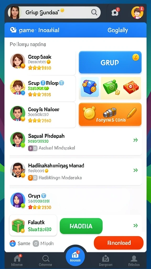Komunitas aktif yang mendukung pemain baru.