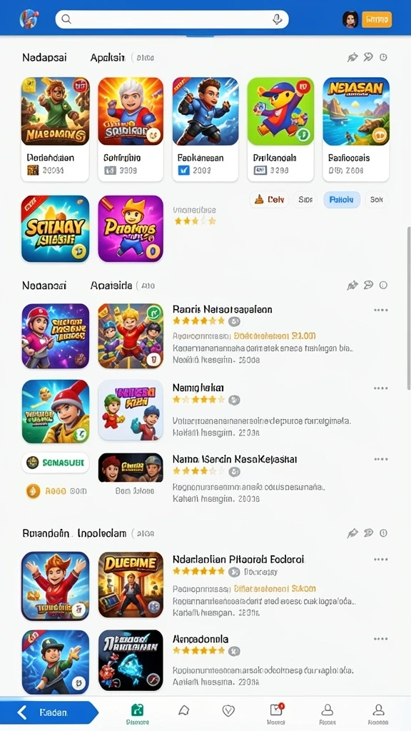 Antarmuka pengguna GUATOGEL yang menarik dan mudah dinavigasi.