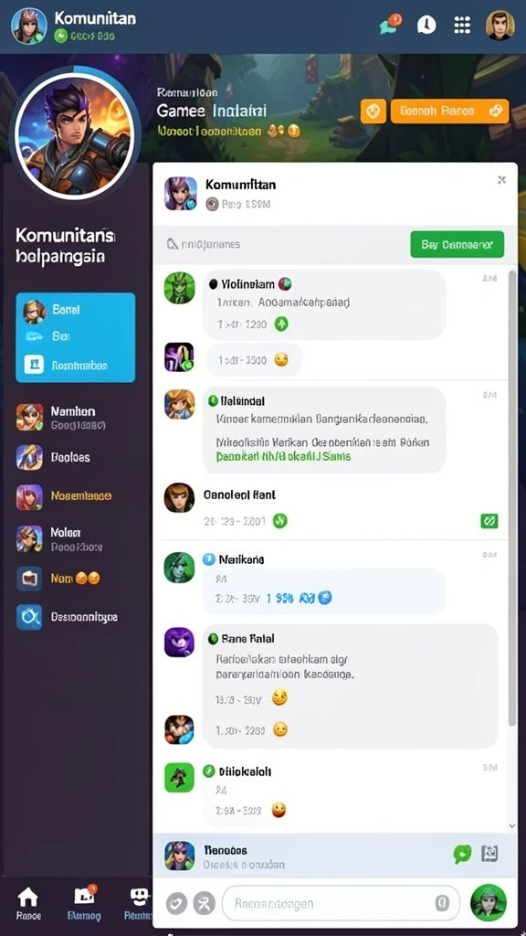 Interaksi sosial dengan pemain lain yang mengasyikkan.