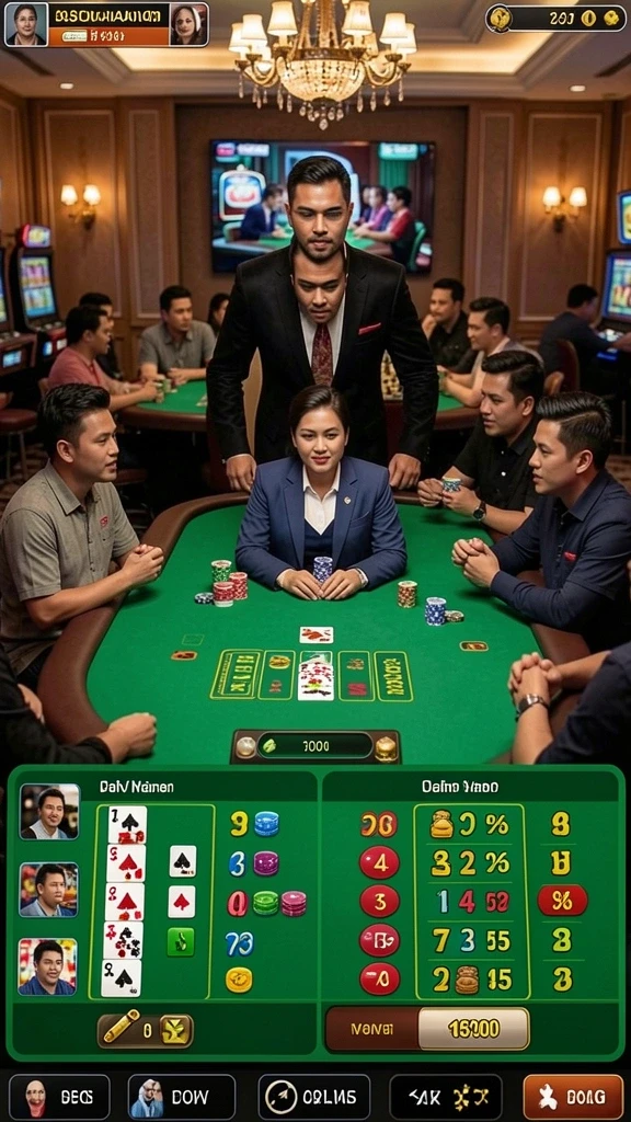 Karakter karakter menarik dan beragam.