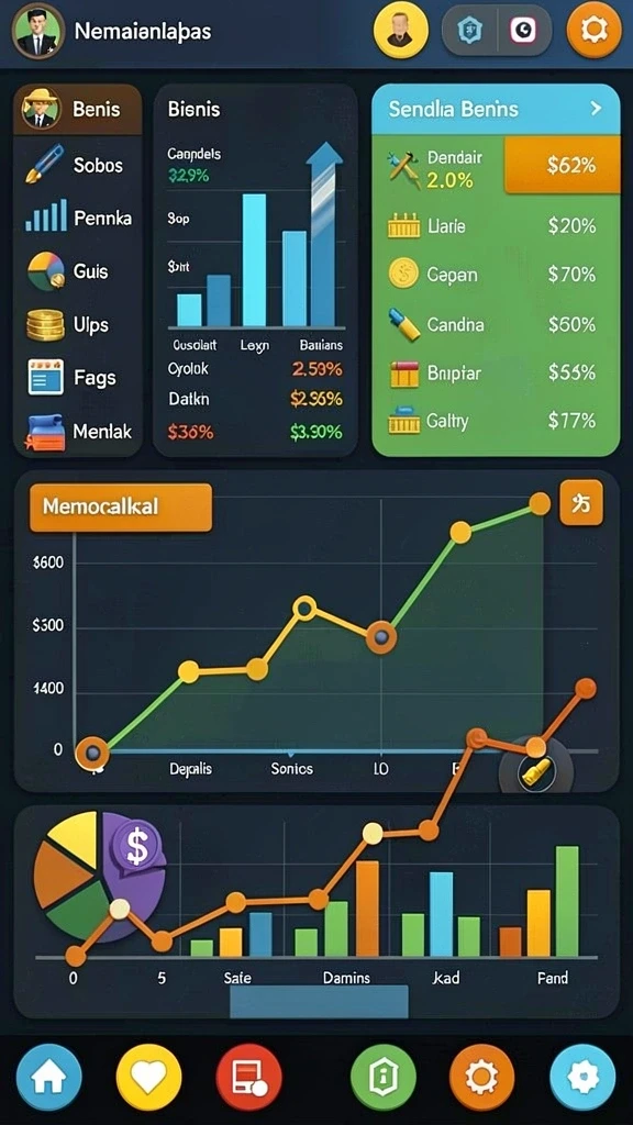 Tantangan menarik di setiap levelnya.