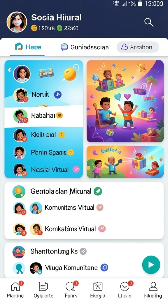 Berbagai mode permainan yang seru.
