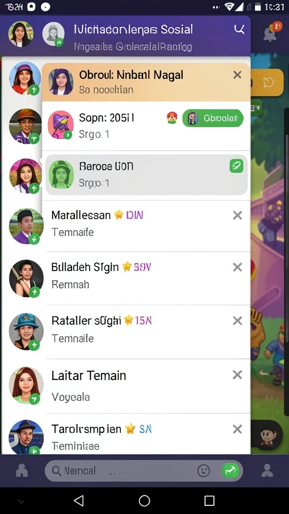 Tampilan leaderboard yang memicu semangat bersaing.