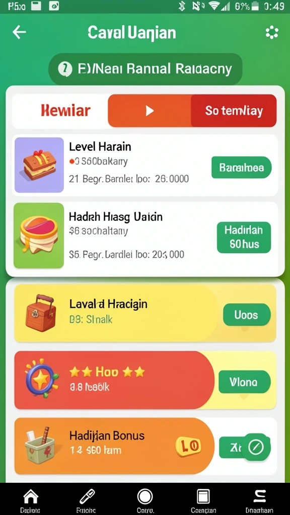 Berbagai pilihan permainan slot yang seru.