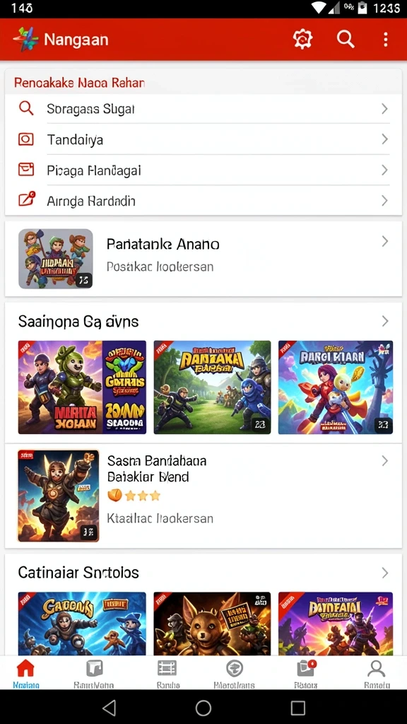 Fitur statistik untuk membantu pemain membuat keputusan.