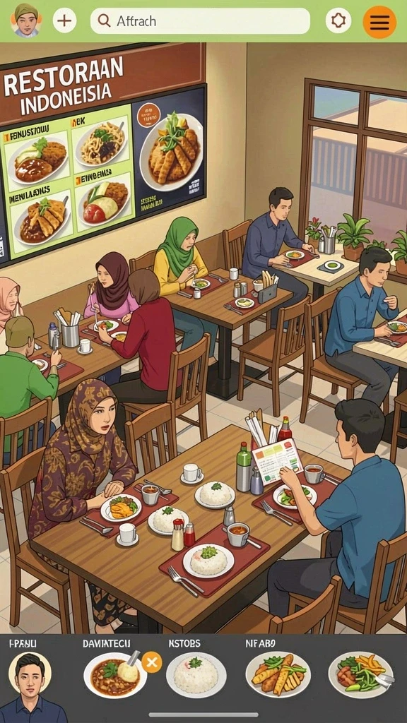 Tangkapan layar memperlihatkan interaksi antar pemain yang menyenangkan.