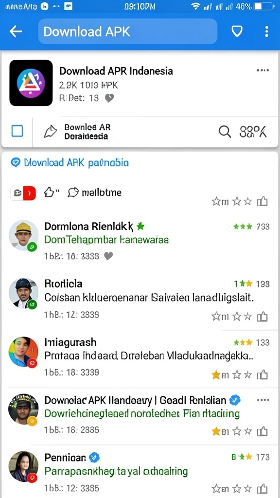 Tampilan peringkat yang menunjukkan skor pemain.