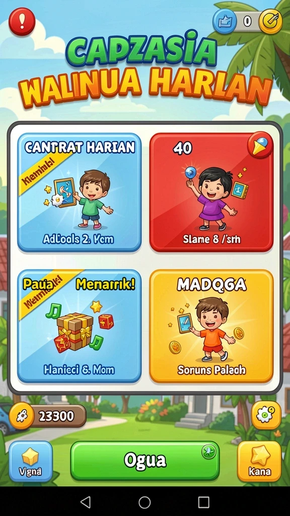 Antarmuka aplikasi yang menarik dan mudah digunakan.