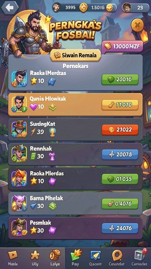 Mode permainan multiplayer yang seru dan menantang.