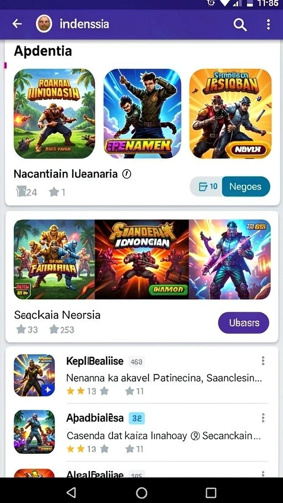 Fitur komunitas yang memungkinkan interaksi antar pemain.
