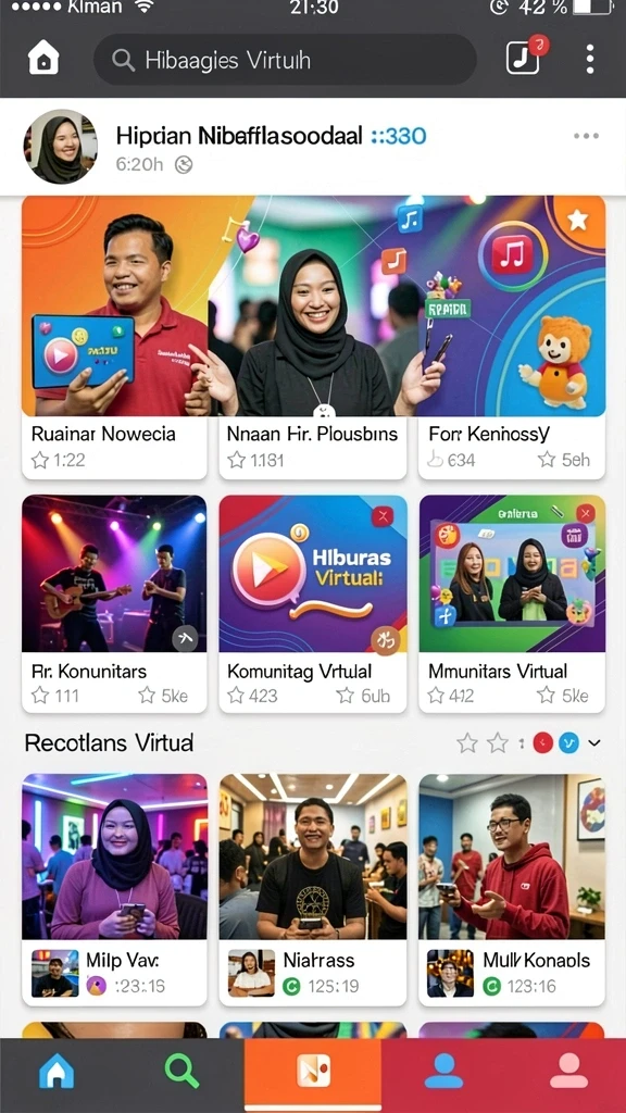 Bermain dengan teman secara online sangat menyenangkan.