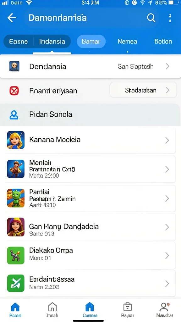 Berbagai pilihan tema permainan slot yang menghibur.