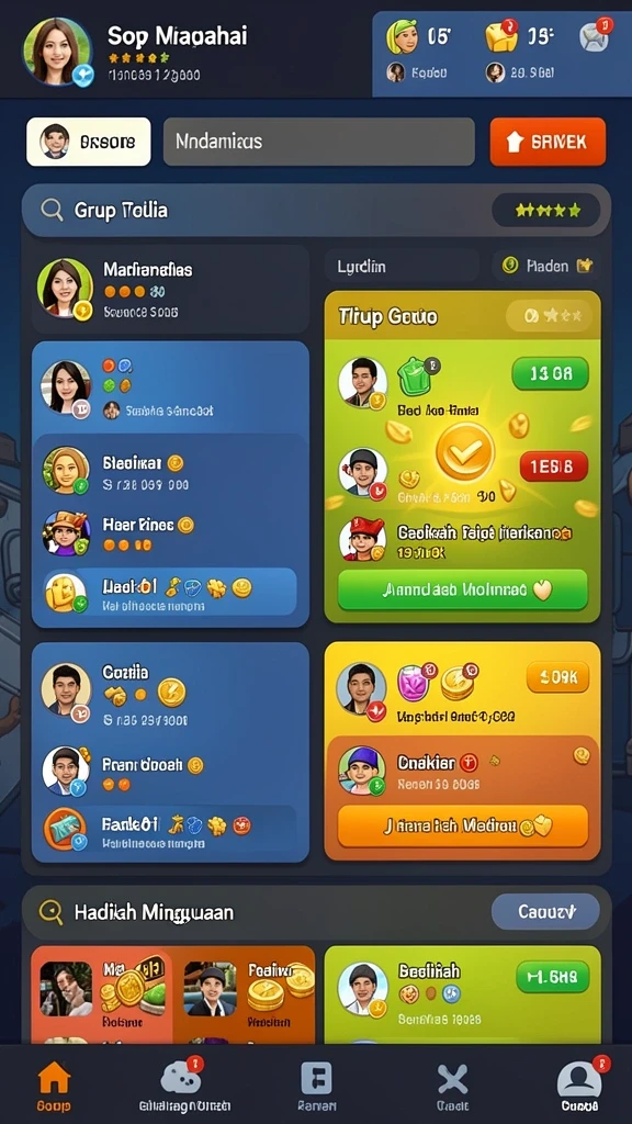 Mode permainan yang bervariasi untuk semua level.