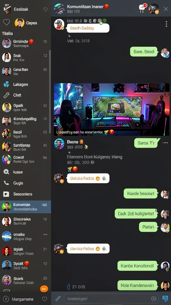Tampilan mesin slot yang menarik dan modern.