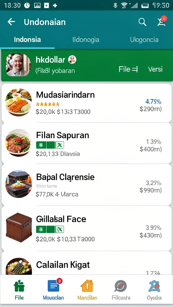 Antarmuka yang ramah pengguna dan mudah dinavigasi.