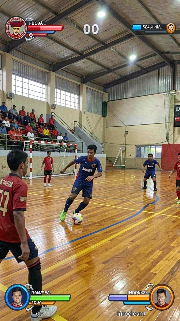 Tampilan awal game yang menarik dan intuitif.