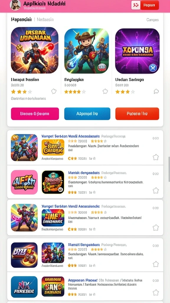 Screenshot menampilkan level yang penuh tantangan.