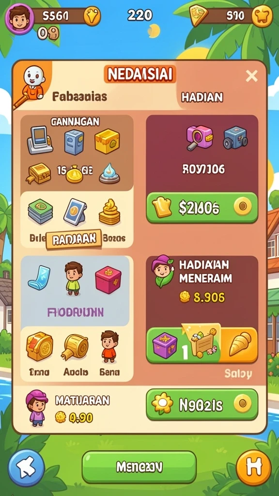 Grafik berkualitas tinggi yang meningkatkan pengalaman bermain.